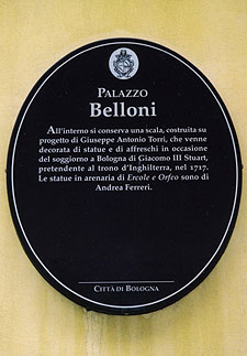 Casa Belloni sign