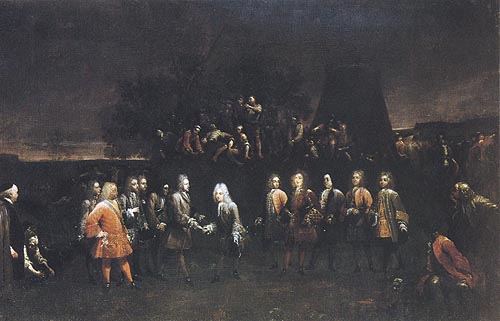 The Meeting of King James III and VIII and Prince Albani