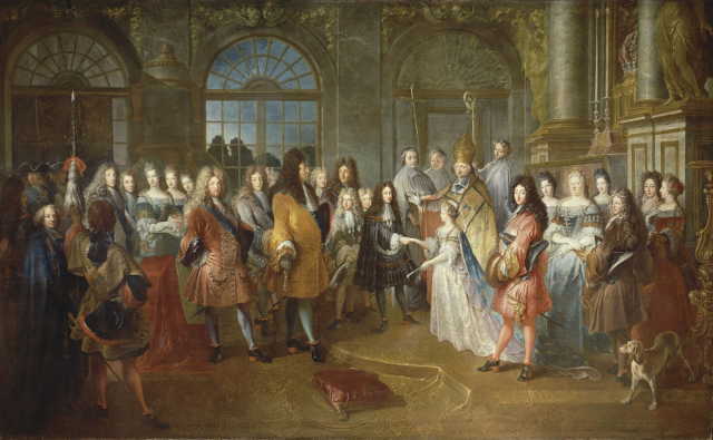 Marriage of the duc and duchesse de Bourgogne
