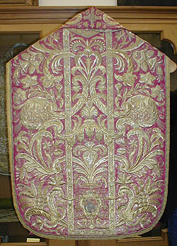 Red chasuble