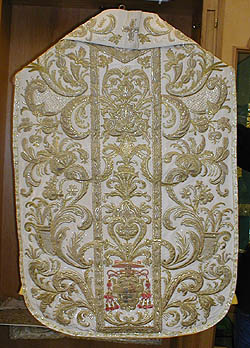 White chasuble