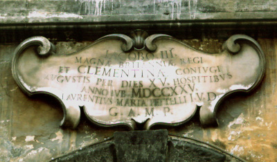 Palazzo Pettelli inscription