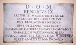 Tombstone of King Henry IX and I