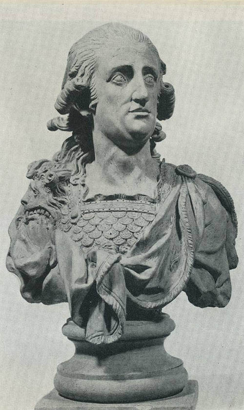 Terracotta bust of Count Vittorio Alfieri