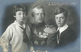 The Duke of Cornwall and Rothesay with Princes Luitpold and Albert