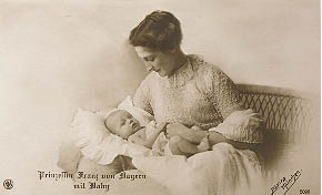 Princess Isabelle with Prince Ludwig, 1913