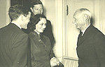 King Rupert with Princess Sophie and Prince Jean Engelbert of Arenberg, 1955